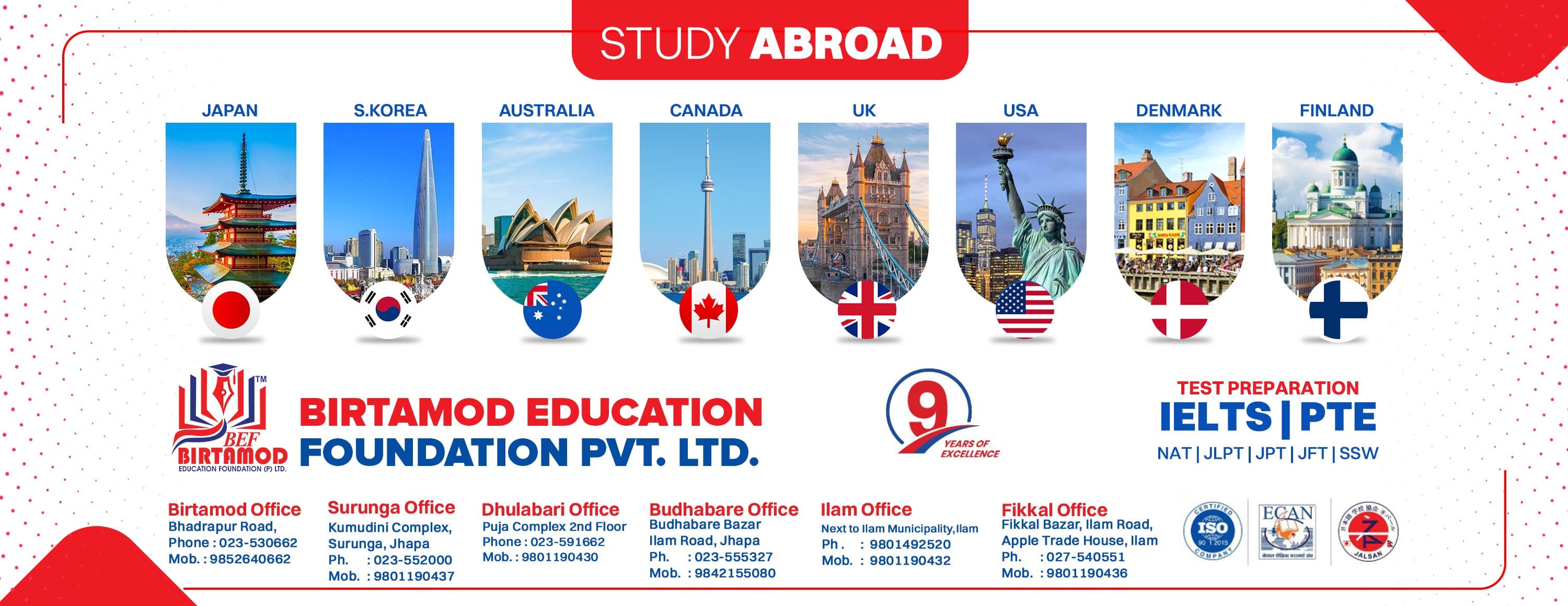 Birtamod Education Foundation is one of the best consultancies in Nepal for USA