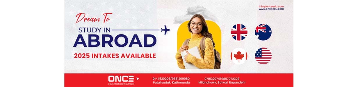 Once Education Consultancy is one of the best consultancies in Nepal for USA
