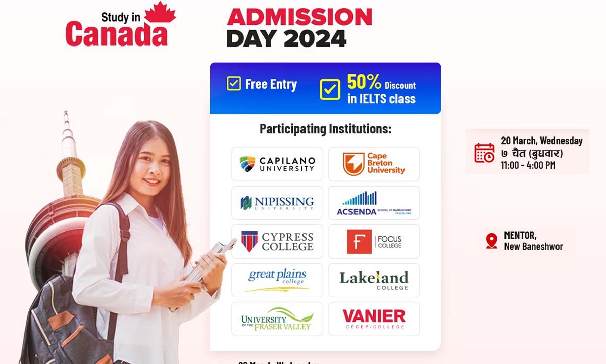 Mentor Institute to Host Canada Admission Day 2024