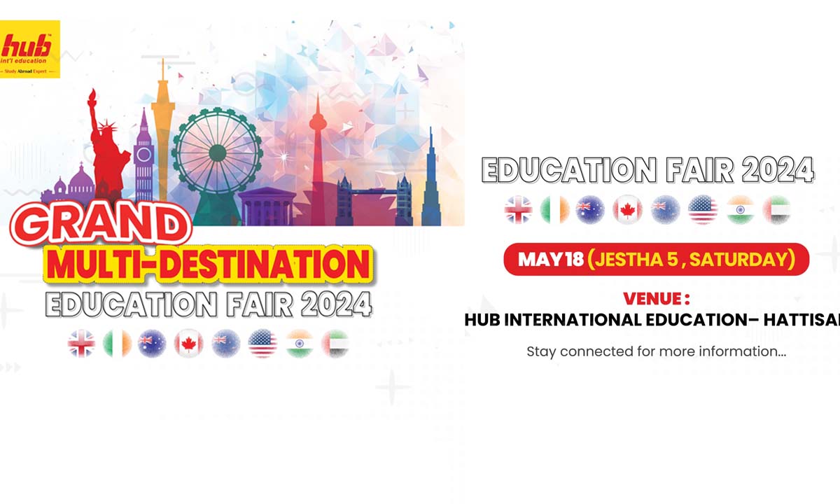 Hub Int'l Education holding Grand Multi-Destination Education Fair 2024