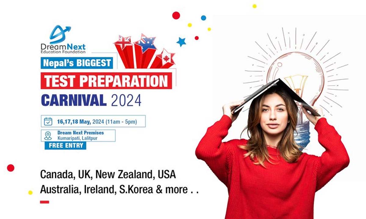 Join Test Preparation Carnival at Dream Next from 16th-18th May 2024