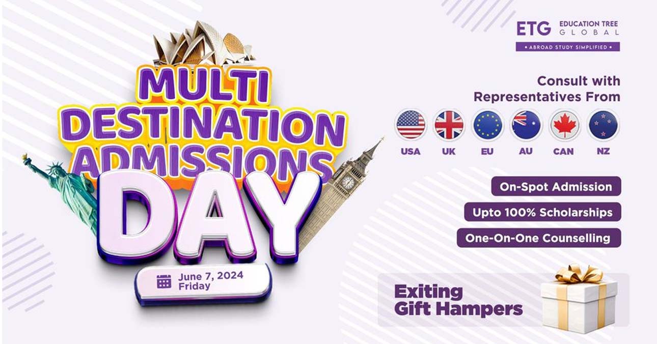 Multi-Destination Admission Day at ETG on June 7, 2024